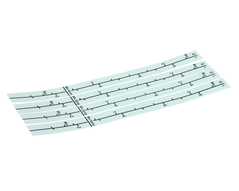 Crathco 250-00289 Bowl Sticker, Bubbler Line, Pack of 4