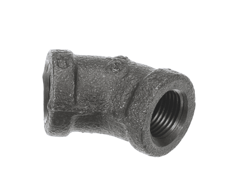PITCO P7037720 Elbow, Black, 45-3/8