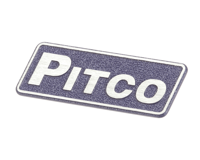 PITCO P6094991 Badge/Nameplate, Pitco, Diecast, 2 Pin