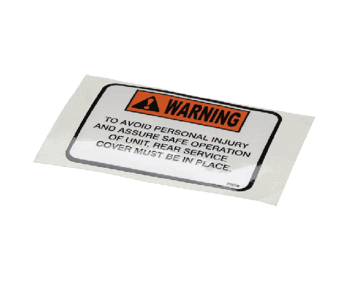 [PENNY-35938] HENNY PENNY-35938 Label, Warning, Service Cover
