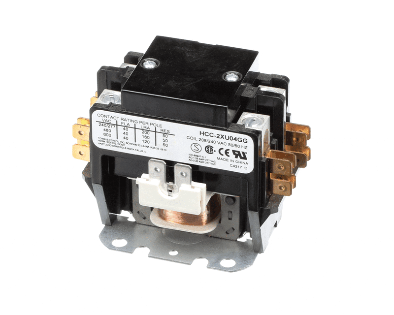 Crathco A531-083 Contactor, 2 Pole, 208/240V 50/60HZ Coil, 40FLA