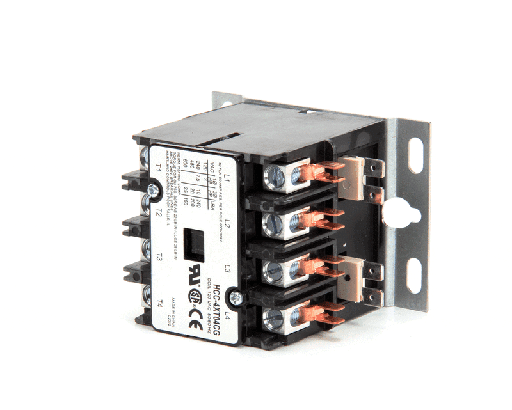 Crathco A514005 Contactor, 4 Pole, 50A, 120V Coil, 50/60HZ