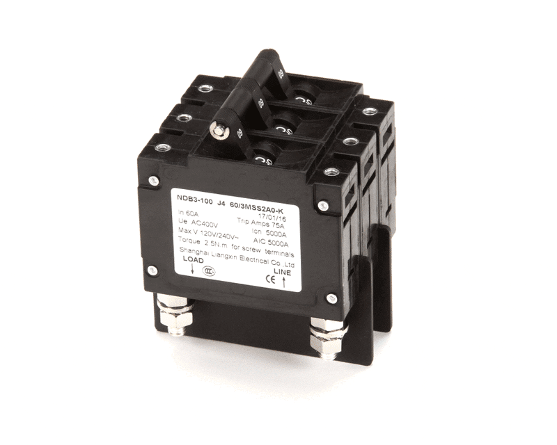 Garland 4532382 Circuit Breaker, 60A, 3 Pole