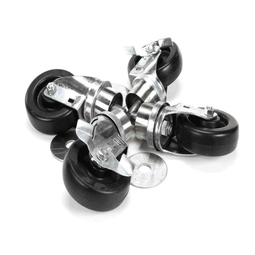 [GL4526324] Garland 4526324 Caster, 6", Swivel, 2 Non Locking, 2 Locking, Stem, Set of 4