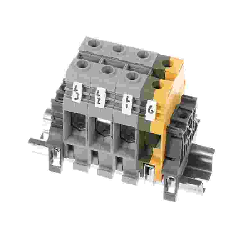 HENNY PENNY 153168 Terminal Block Assembly, 16mm 3-Wire Term Block
