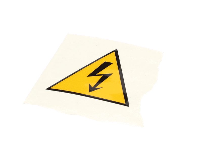 HENNY PENNY-Label, Shock Hazard