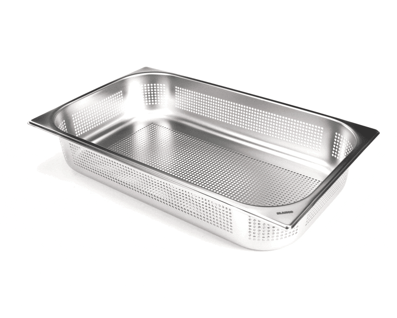 Henny Penny MM202046 Pan, GN1/1, 530MM x 325MM x 95MM Deep, Perforated, Stainless Steel