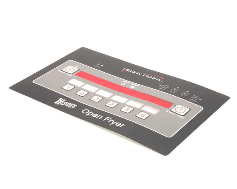 HENNY PENNY-Decal, Control Panel, Wendy's, OFG-320