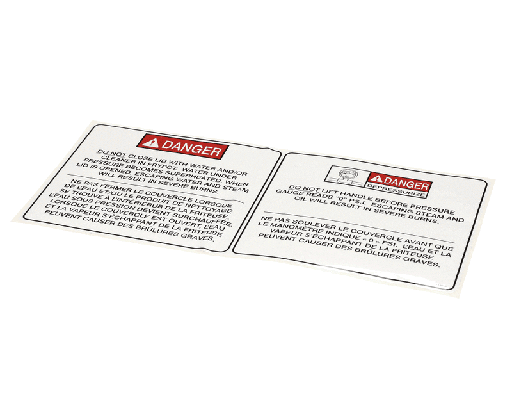 [71901] HENNY PENNY-Danger/Hazard Label, English/French
