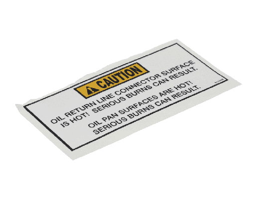[HEN61534] HENNY PENNY-61534 Label, Caution, Oil Pan Surfaces are Hot