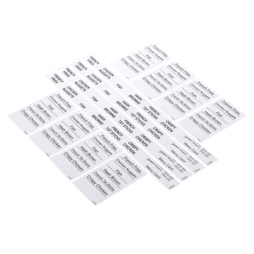 [HEN14902] HENNY PENNY-14902 Menu Strip/Labels, Breakfast, Wendy's, OFx