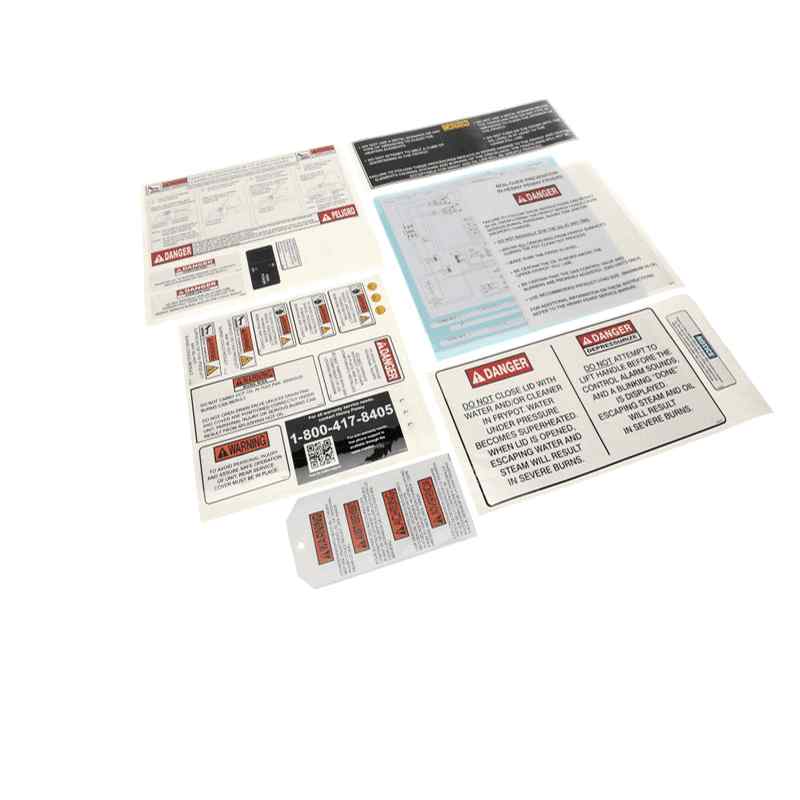 HENNY PENNY-140626 Label/Decal Kit, Warning/Danger, General Market, US