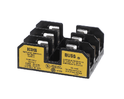 [MM202616] Henny Penny MM202616 Fuse Block, 600 Volt, 15 Amp, 3 Pole