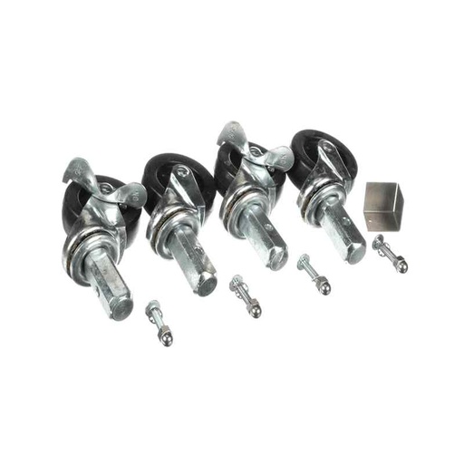 [HEN14087] HENNY PENNY-14087 Caster Kit, 4 Wheels & Hardware, HB120/121, Model DT-221, Cart