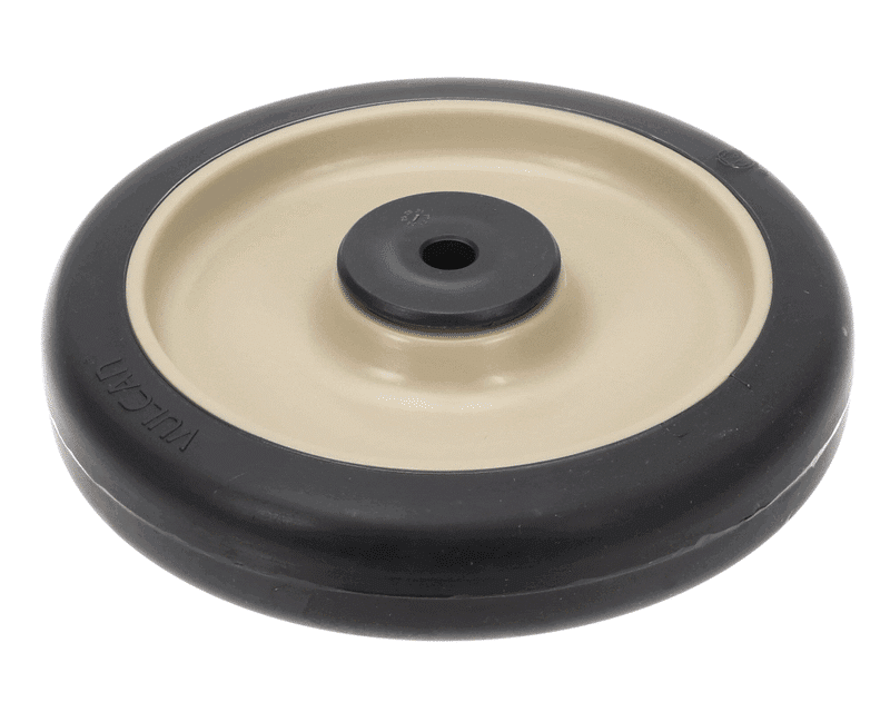 Caddy 6385-03 Caster Wheel, 6", durable 6-inch black wheel