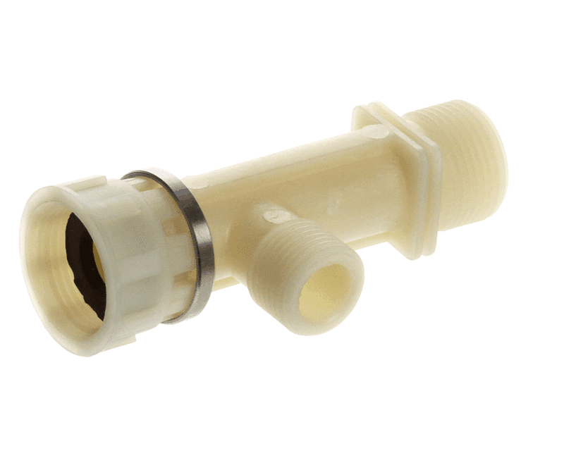 Alto Shaam TE-27204 Tee Valve, Shower Connector, 3/4" x 3/4" x 1/2"