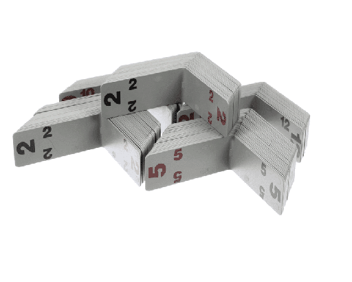 [PC536-135SA] PRINCE CASTLE PC536-135SA Time Card Kit, Gray, 4" Legs