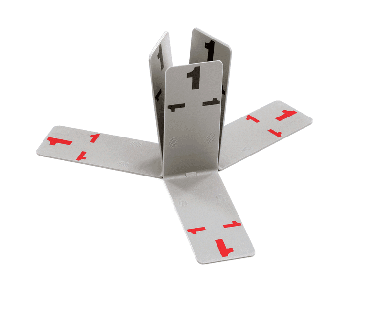 PRINCE CASTLE PC536-671-1S Time Card Kit, 4", 3 Pack/20