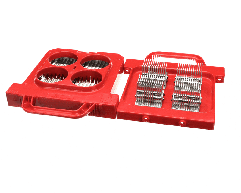 PRINCE CASTLE PC980-000-10A Blade/Pusher Head Set, 3/16 Cut, Red, Tomato