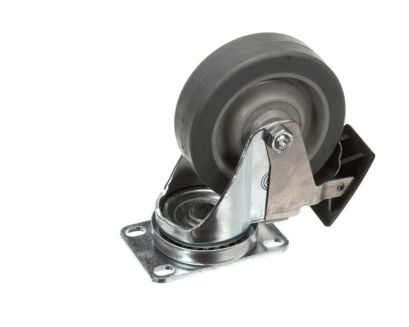 Mannhart 01-505042-000PE Caster, Swivel, with Brake, Plate, SDPE-11