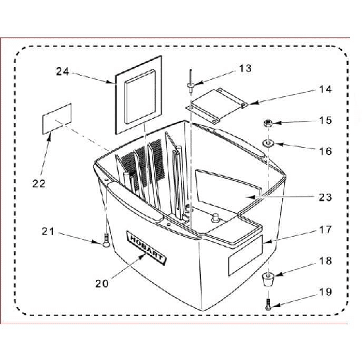 [00-915859] HOBART 00-915859 HOUSING, BASE
