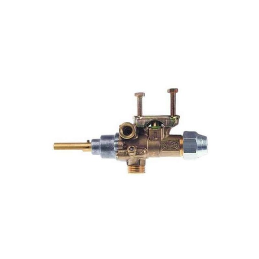 [0C0205] ROBINETGAZ PEL 21/S AVEC BRIDE SORTIE VEILLEUSE RACCORD THERMOCOUPLE M8X1 AXE 8