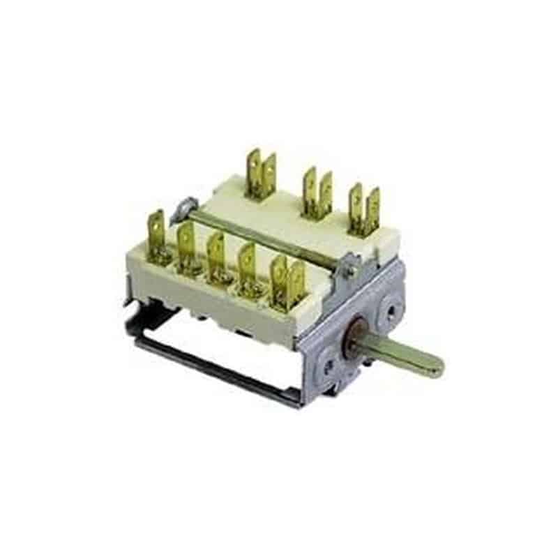 COMMUTATEUR EGO 7 CONTACTS 2 POLES 250V 16A 150°C F6.3 ORIGINE