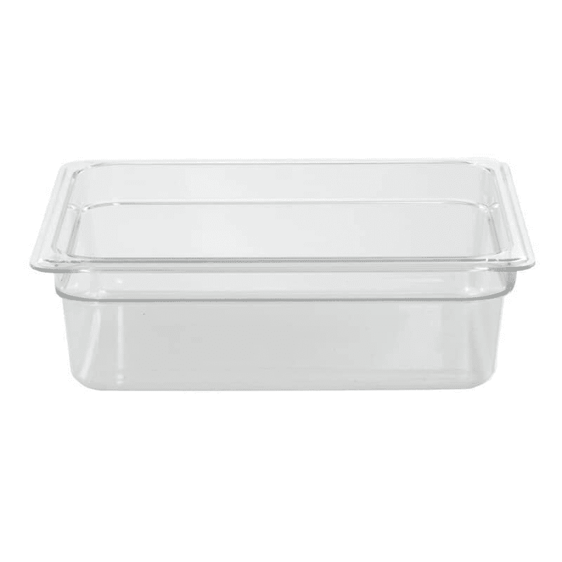 Cambro 1/2 Size 4 In Clear Camwear Food Pan 24CW135