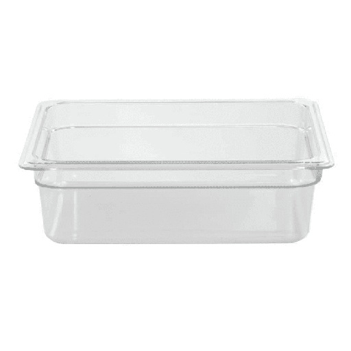 [CAM24CW135] Cambro 1/2 Size 4 In Clear Camwear Food Pan 24CW135