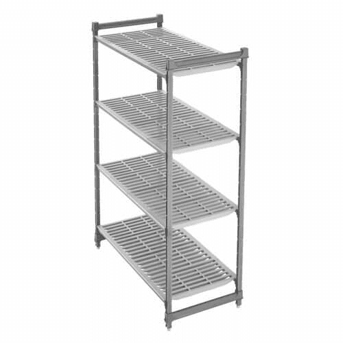 Cambro CBU245484V4580 Camshelving Basics Plus Starter Unit, 24"W X 54"L X 8