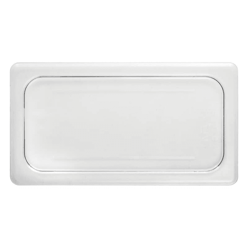 Cambro 30CWC135 CAMWEAR 1/3 SIZE FLAT FOOD PAN LID CLEAR