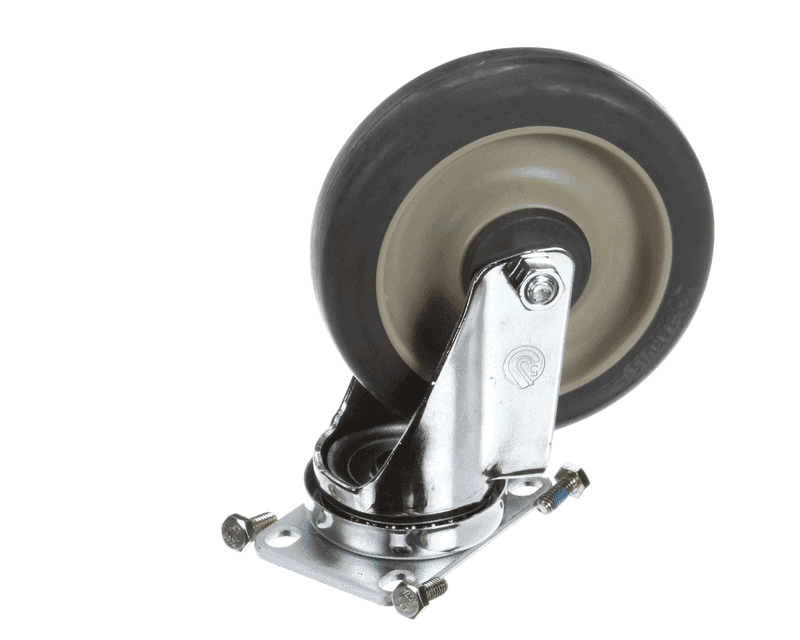 Cambro 60008 Caster Kit without Brake, Swivel Plate, 5"
