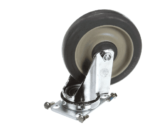 [60008] Cambro 60008 Caster Kit without Brake, Swivel Plate, 5"