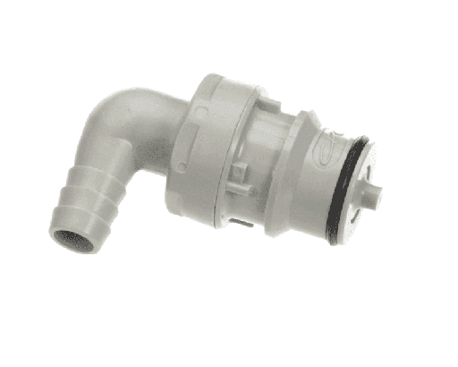 [46037] Cambro 46037 Coupling, Quick Connect, 90 Degree, Tank to Pump Line