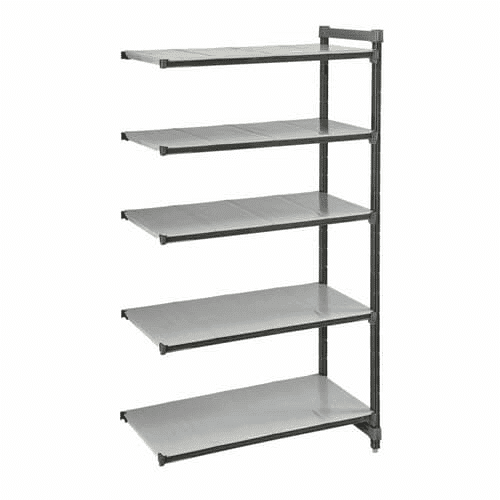 Cambro EA184884S5580 Camshelving Elements Stationary Add-On Unit, 18"W X 48
