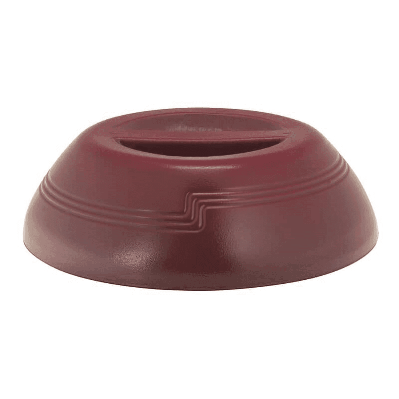 Cambro MDSLD9487 10" SHORELINE PLASTIC COVER-CRANBERRY