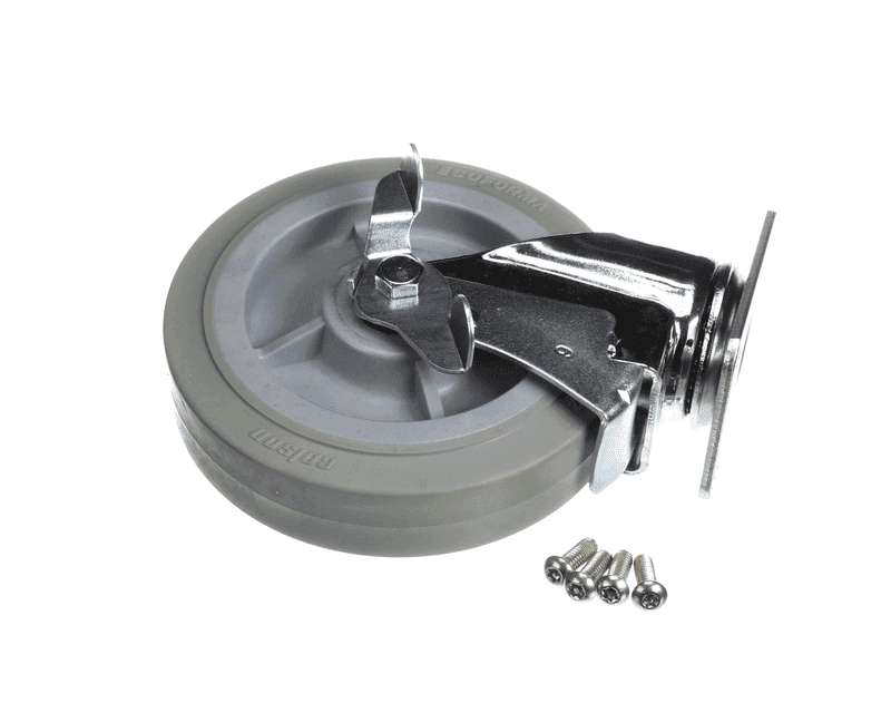Cambro H11006 Caster, 6", Swivel with Brake, Plate
