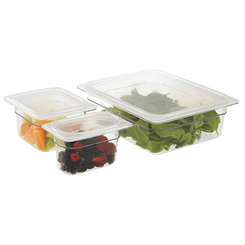 Cambro 1/2 Size Translucent Camwear Food Pan Seal Cover 20PPCWSC190