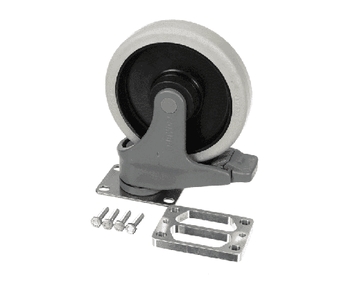 [H17013] Cambro H17013 Caster, 6", Swivel with Brake, Plate