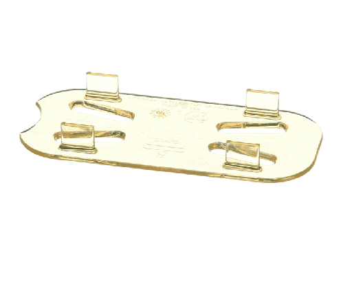 [90HPD-150] Cambro 90HPD-150 H-Pan Drain Shelf, 1/9 Size Food Pan, High Heat, Amber