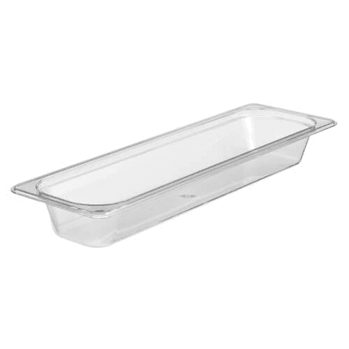 Cambro 22LPCW135 CAMWEAR CLEAR HALF SIZE LONG X 2.5 D FOO