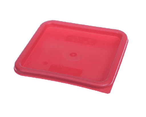 [SFC6] Cambro SFC6 Lid, Square, Winter Rose/Red, 6/8 Quart Food Storage Container