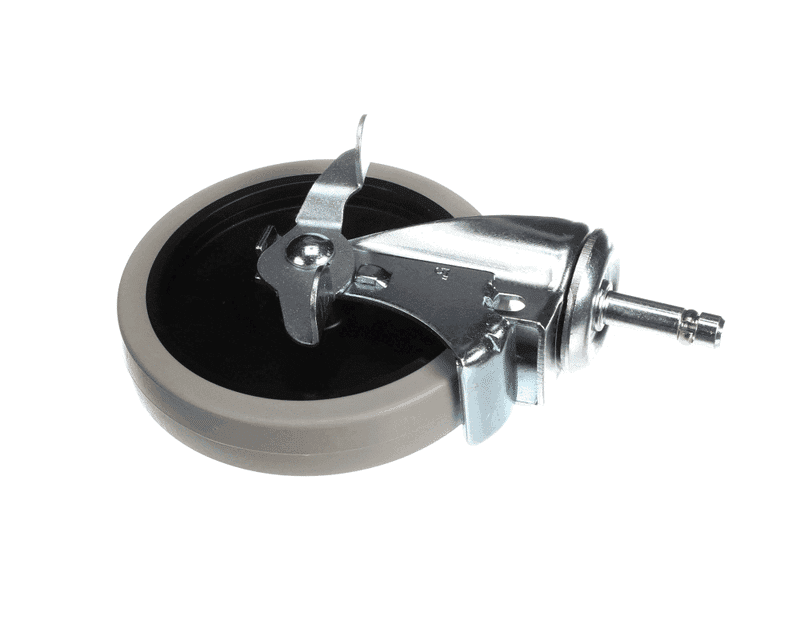 Cambro BC340KDCSB000 Caster with Brake, Swivel Stem, Large KD Utility Cart