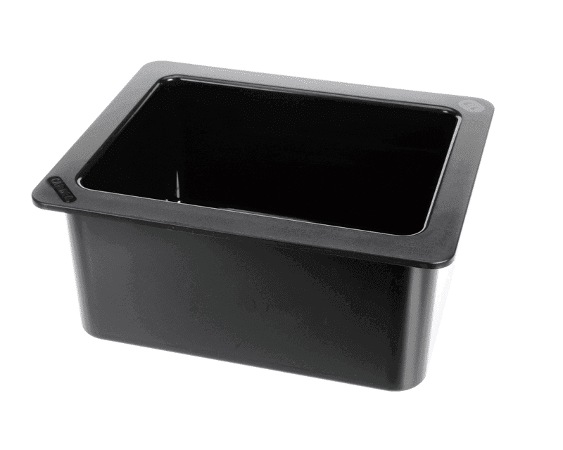Cambro Food Pan, 1/2 Size, 6", Black, Coldfest 26CF110