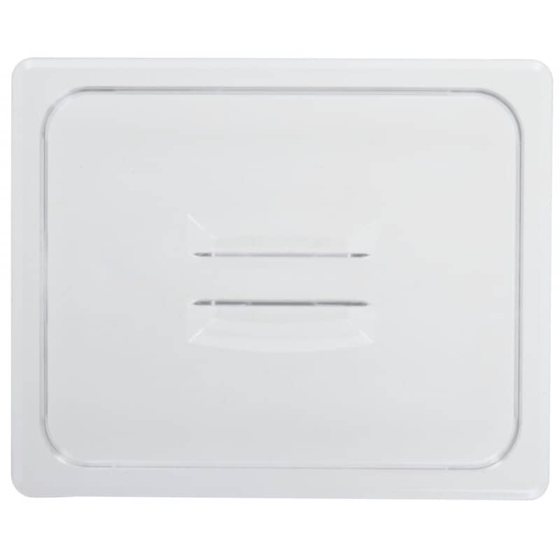 Cambro 1/2 Size Clear Camwear Handled Food Pan Cover 20CWCH135