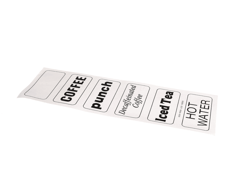 Cambro 13200 Label Beverage, Large