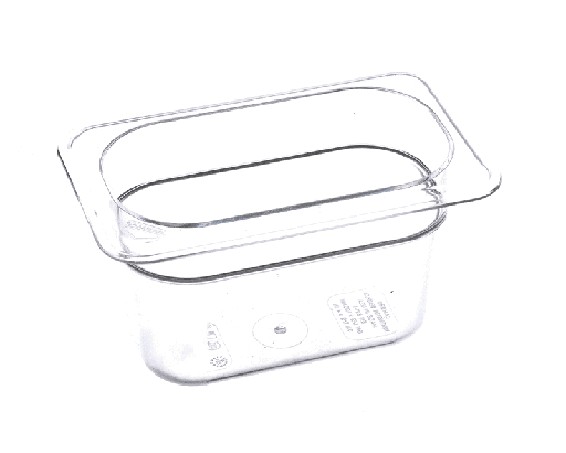 [94CW135] Cambro 1/9 Size 4 In Clear Camwear Food Pan 94CW135