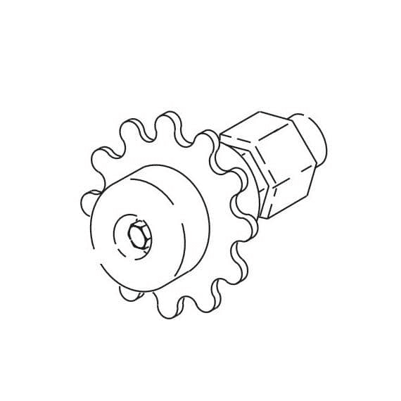 HOBART 00-183546 STUD, IDLER, UNDER