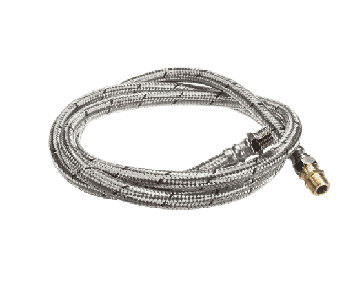 [00-893444-00002] HOBART 00-893444-00002 Water Hose, Stainless Steel Braided, 1/2" X 81"