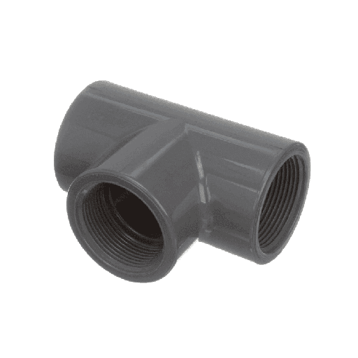 [FP-091-03] Hobart FP-091-03 Tee, 3-Way, 1 1/2" Inside Thread, PVC